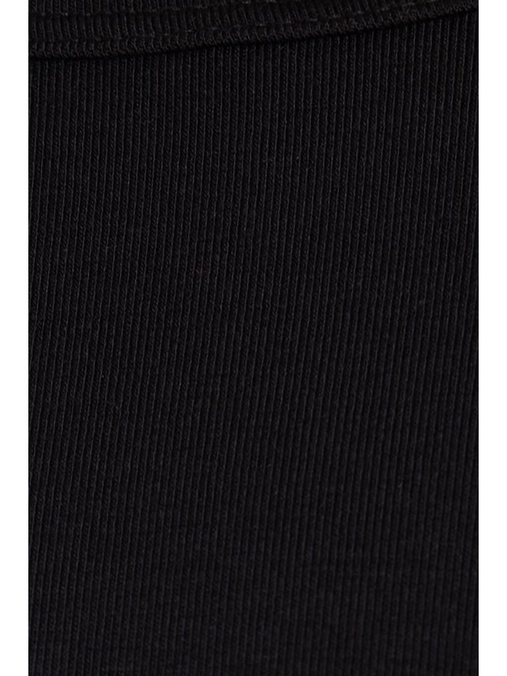 Kadın Slim Fit Dar Kesim Bisiklet Yaka Siyah Termal Alt Üst Takım-5