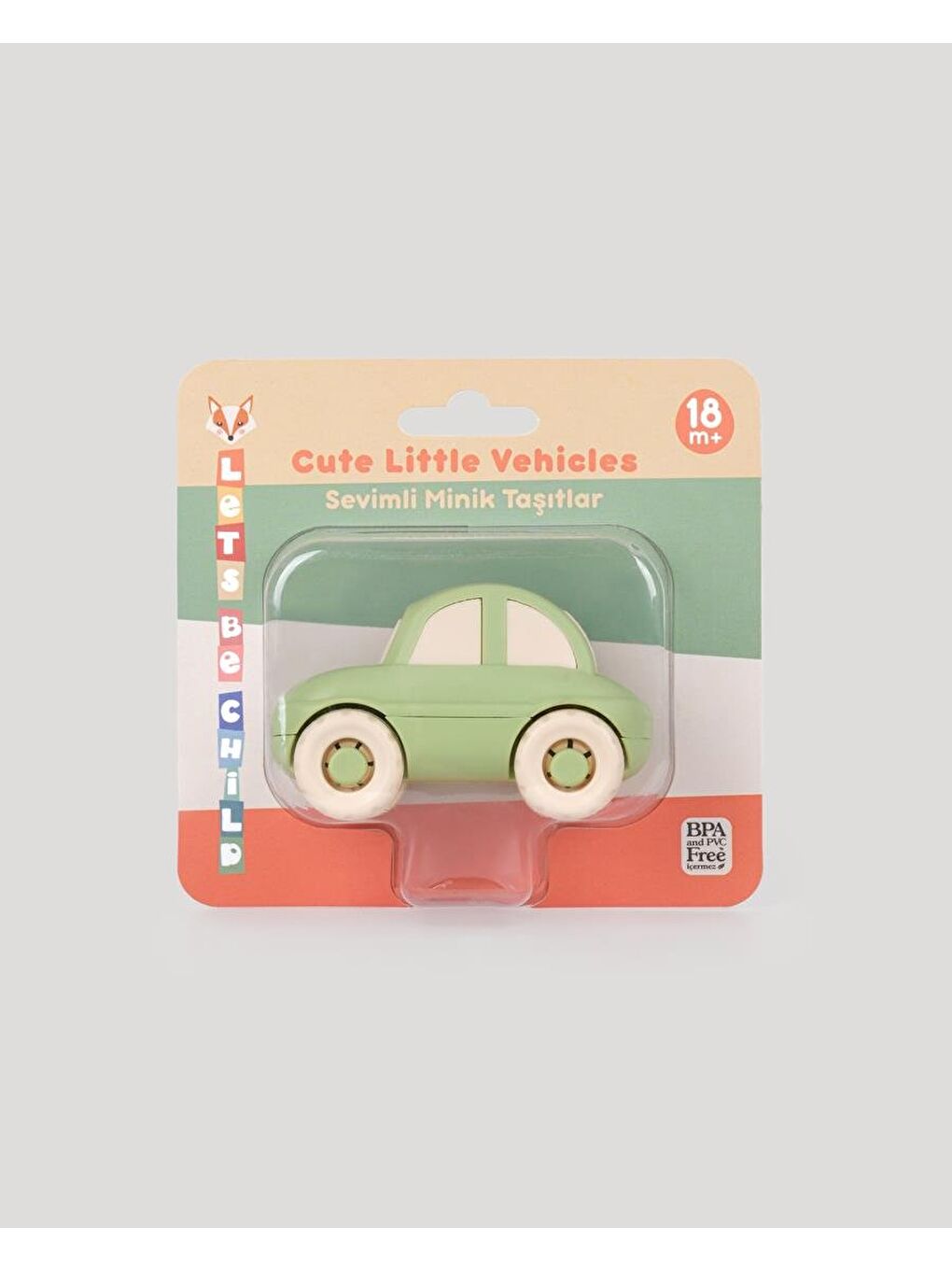 Sevimli Minik Taşıtlar Araba-Yeşil-3