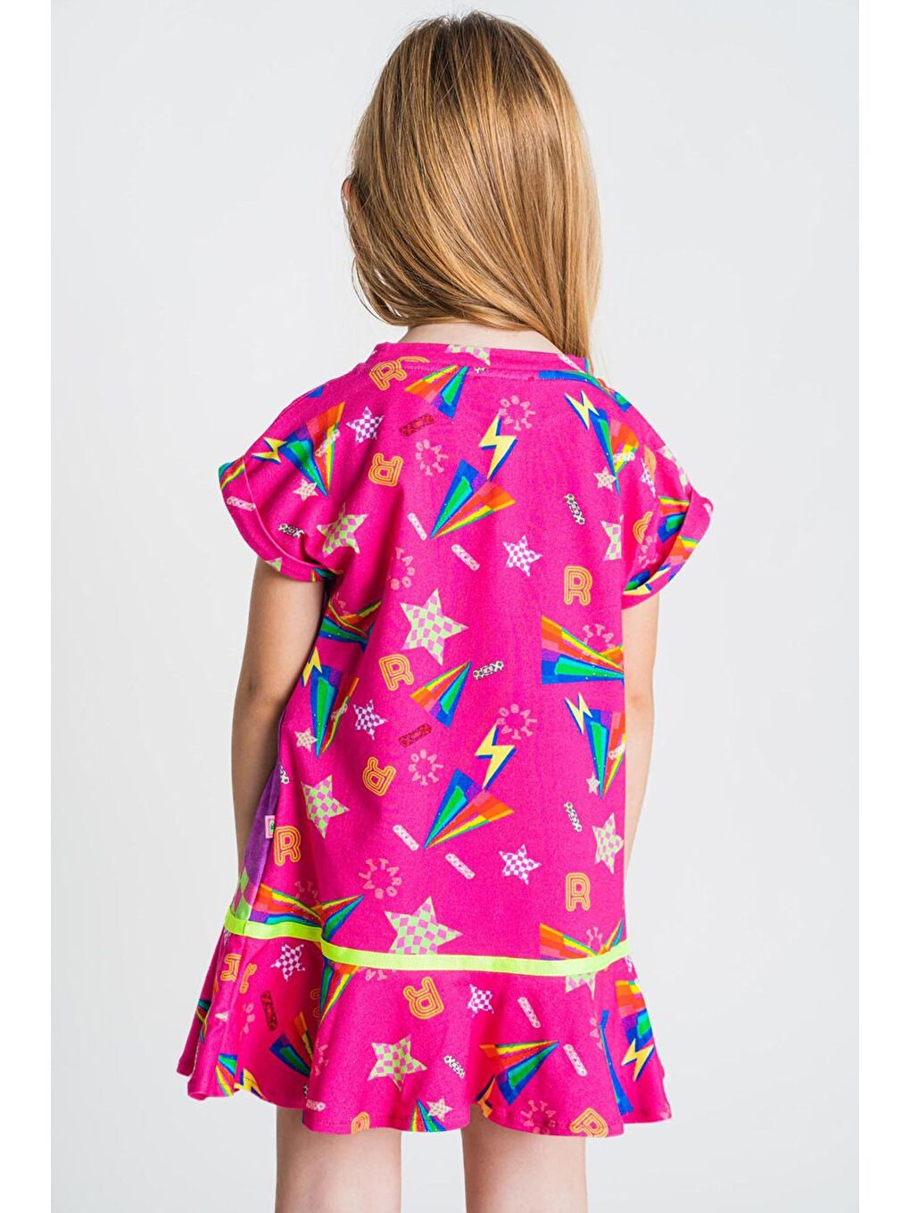 Karışık Kız Çocuk Elbise-4