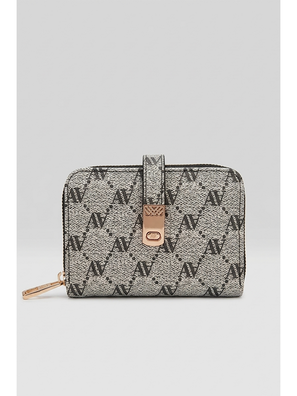 Noktalı Cüzdan Gri