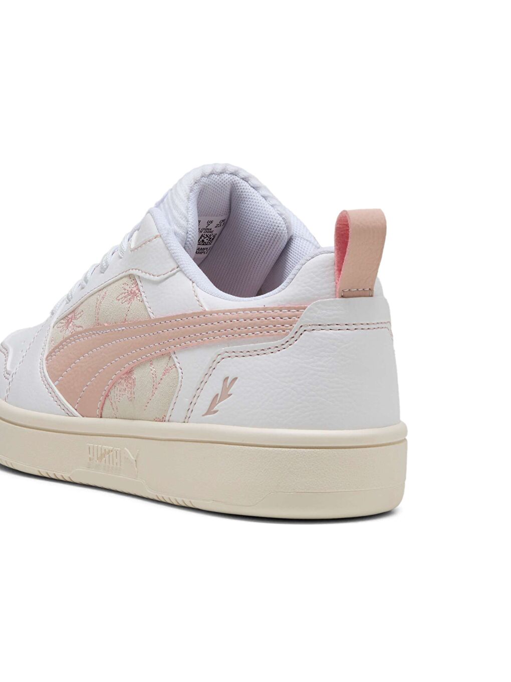 Beyaz Rebound v6 Unisex Low Flowers Spor Ayakkabı-1