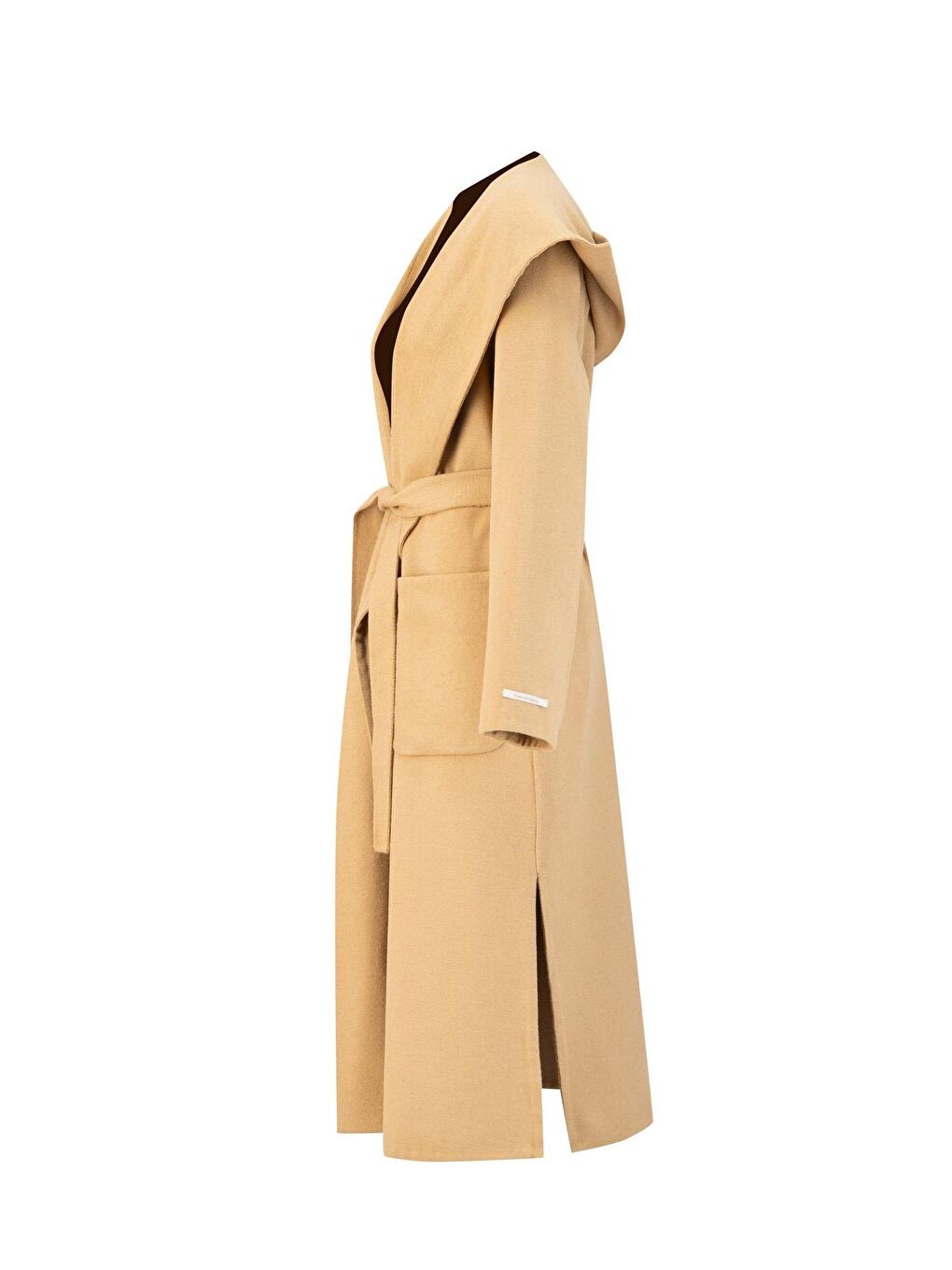 Kahverengi Handmade Kapüşonlu Manto 24K8109 Camel-6