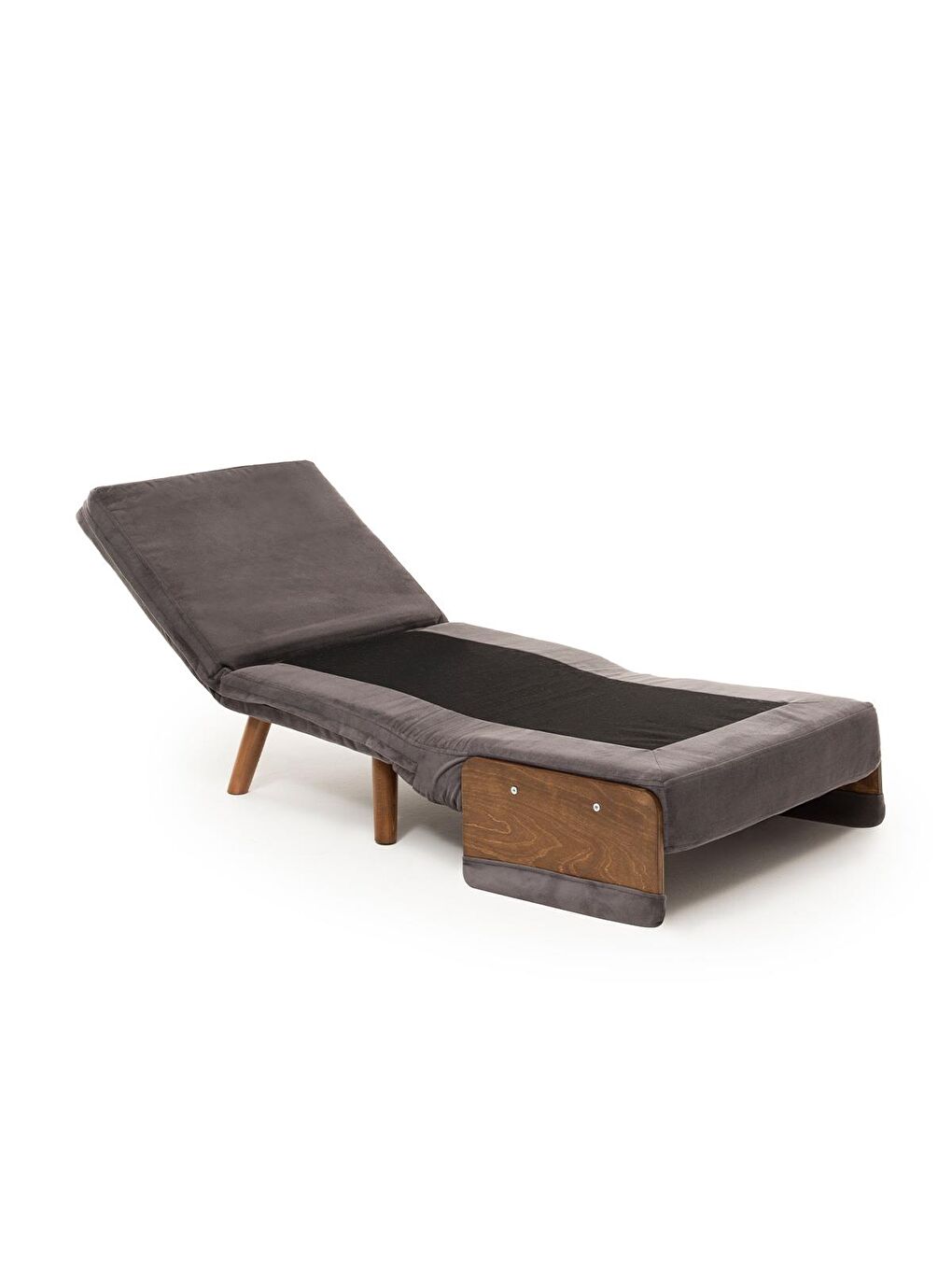 Cosmo Tekli Katlanır Yataklı Koltuk - Soho Gri-6