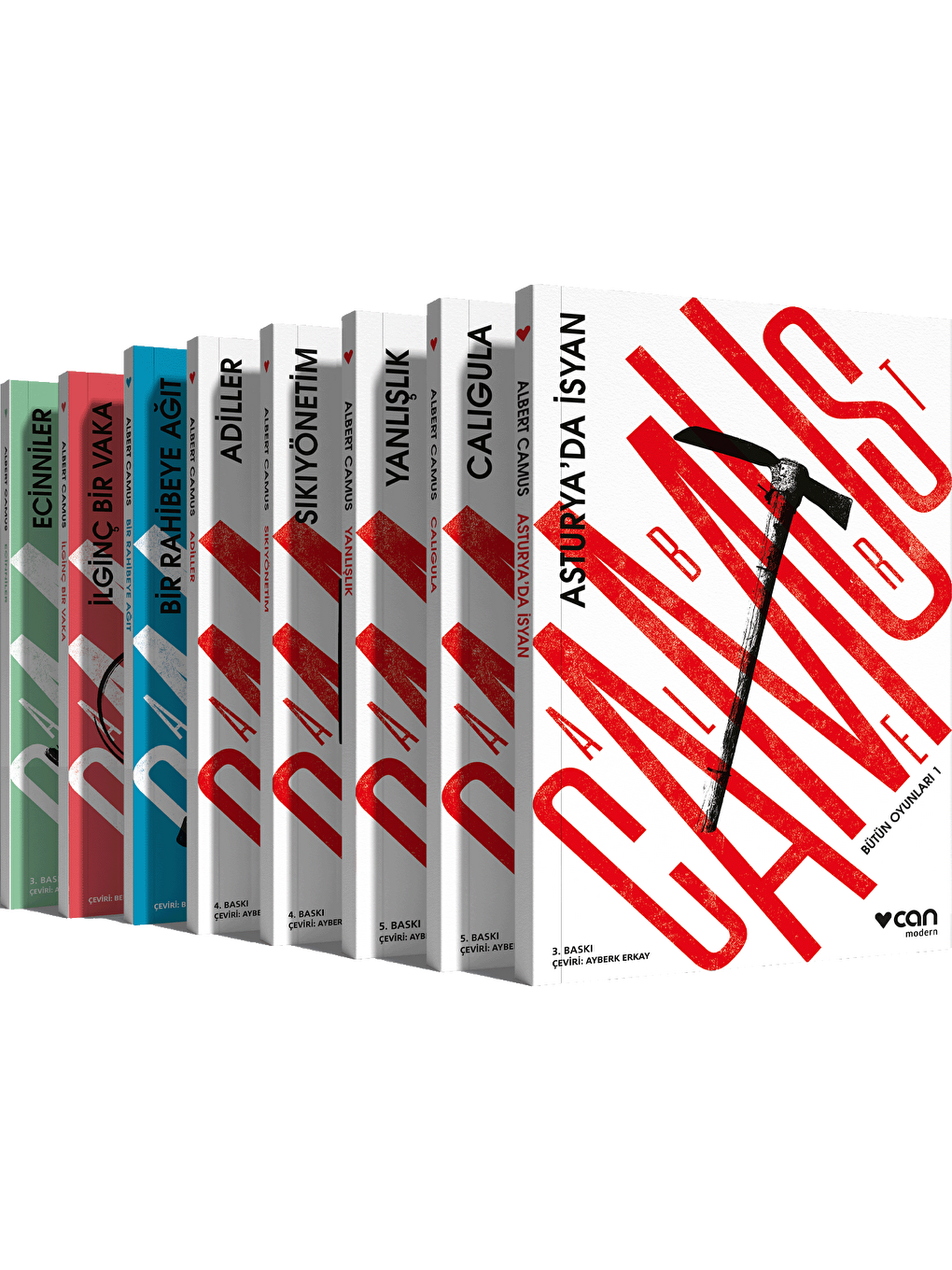 Albert Camus - Bütün Oyunları Seti (1-8)