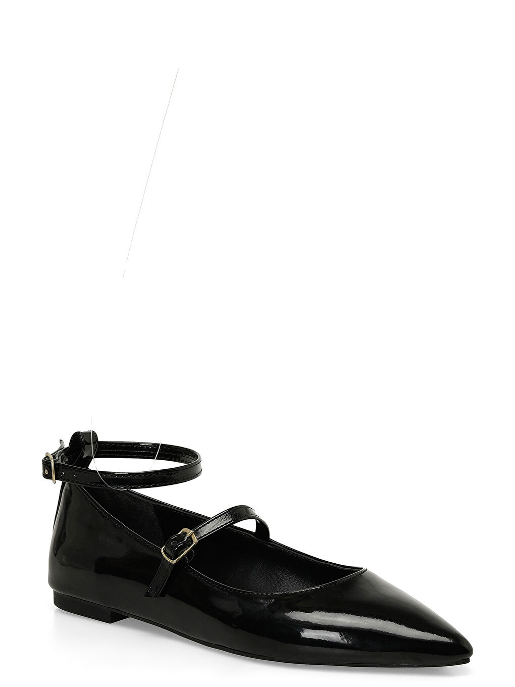 LUCIA 4PR Siyah Kadın Babet-1