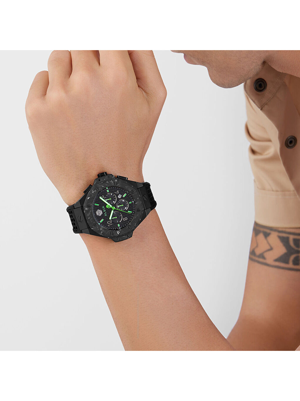 Siyah PWPRA0624 Erkek Kol Saati-4