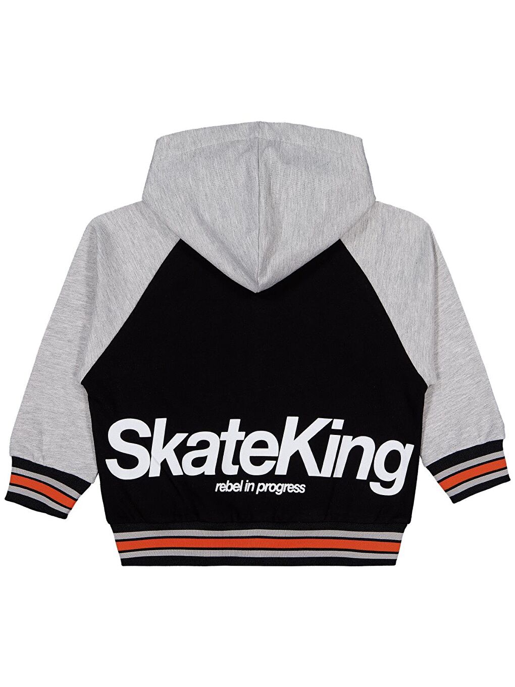 Boys Skate King Baskılı 2-5 Yaş Hırka - Siyah-1