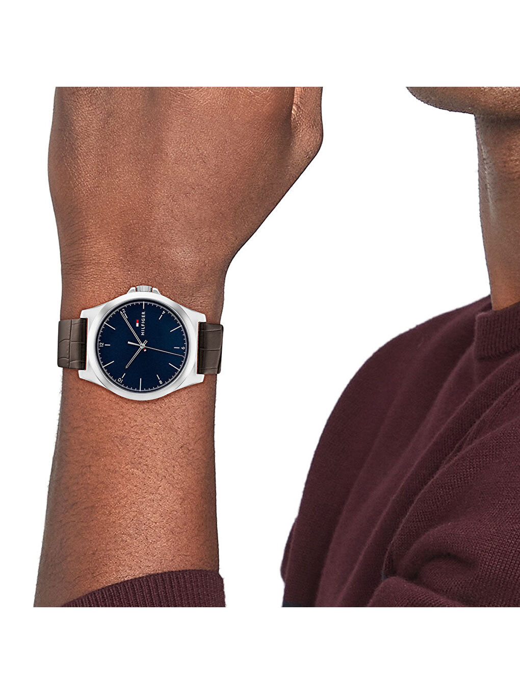 Kahverengi TH1710549 Erkek Kol Saati-3