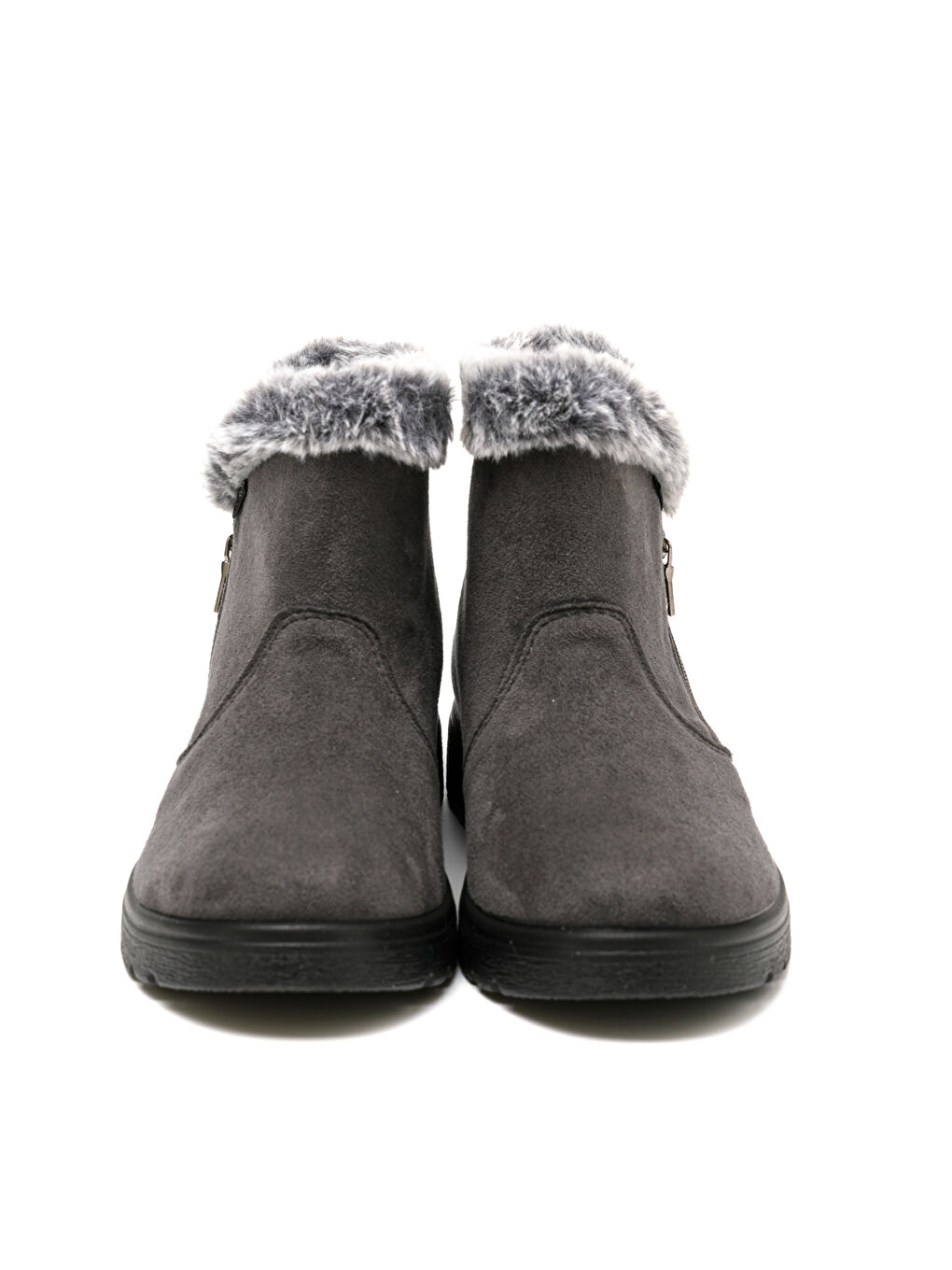 Gri Kadın Bot 45 U30 UX CLOTH WOMAN Boot Anthracite-2