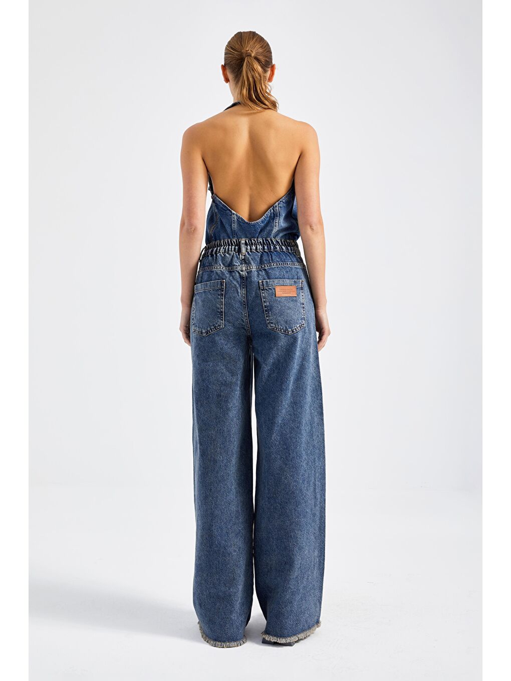 it's basic Mavi Kadın Rengi Özel Tasarım Wide Leg Fit Denim Pantolon - 3