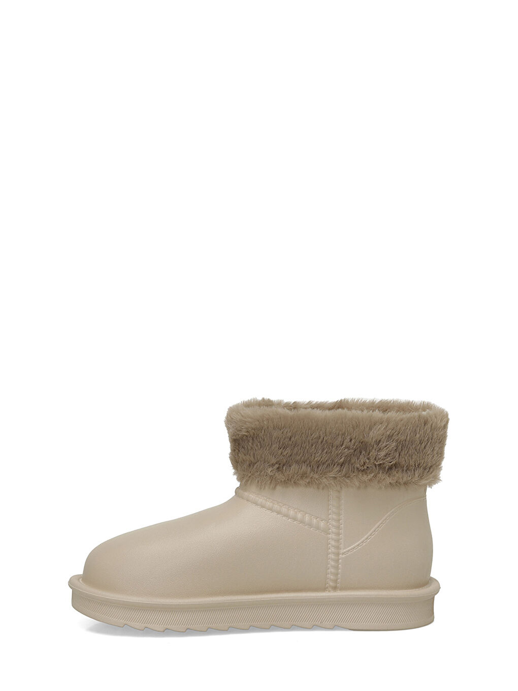 24K-5008 4PR Bej Kadın Yağmur Botu-2