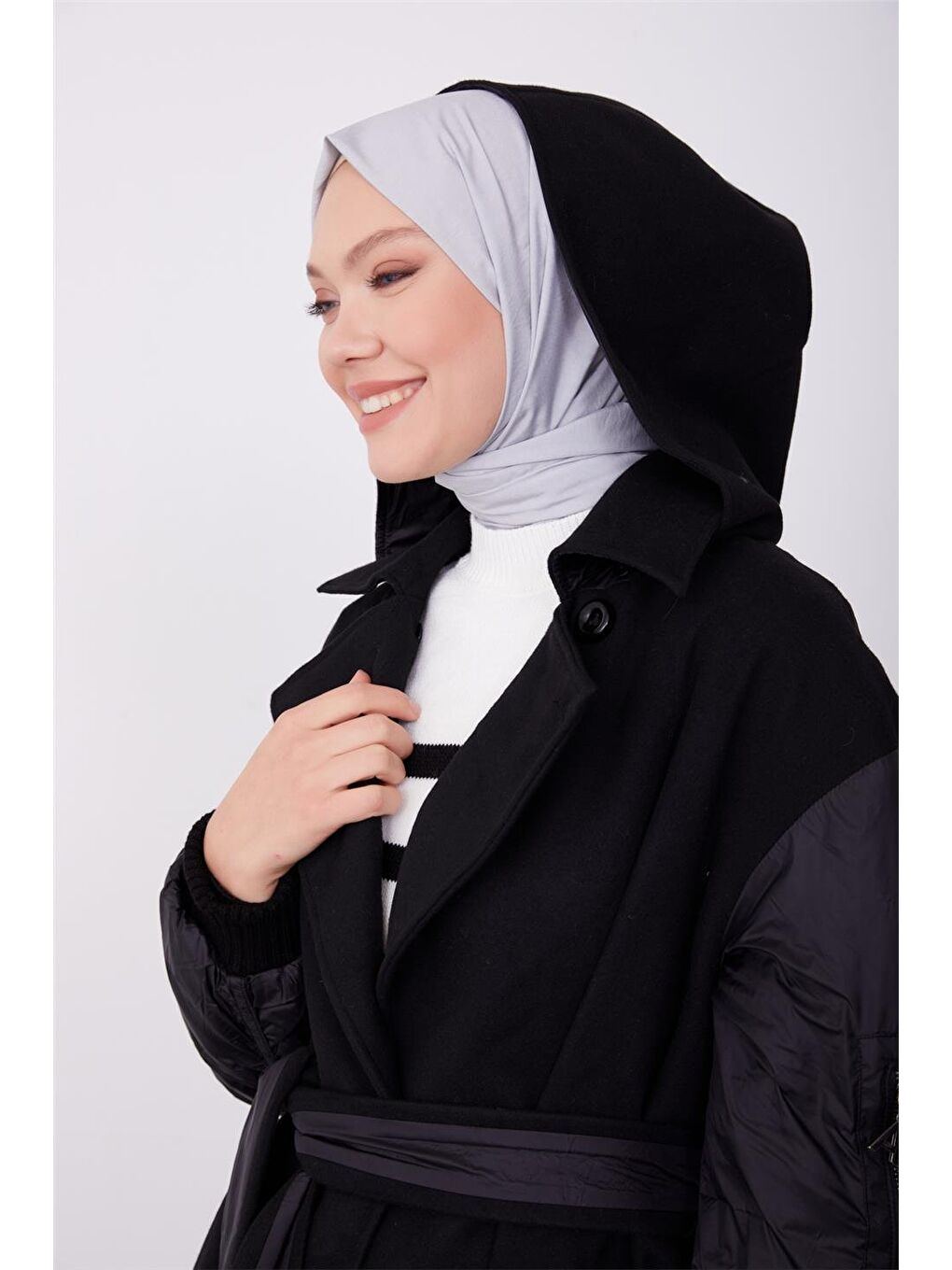 Bomber Kollu Kaban 23K7201 Siyah-1