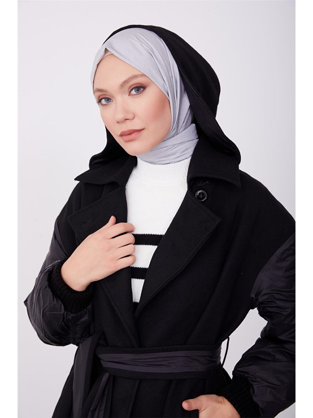 Bomber Kollu Kaban 23K7201 Siyah-2