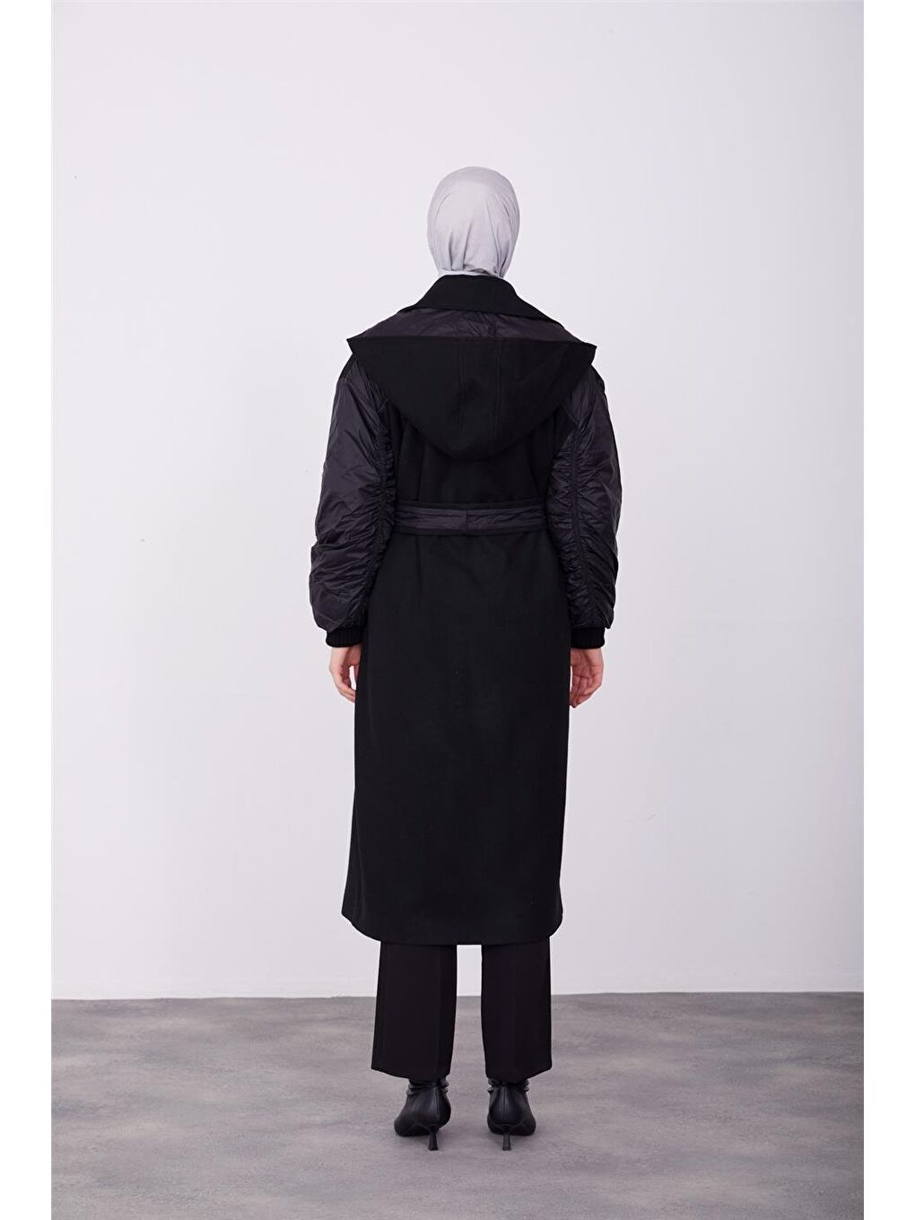 Bomber Kollu Kaban 23K7201 Siyah-4