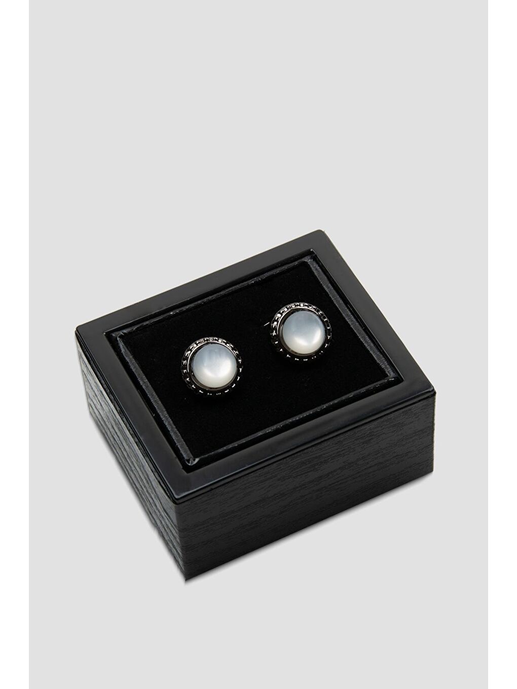 98523 Black Beyaz Erkek Kol Düğmesi