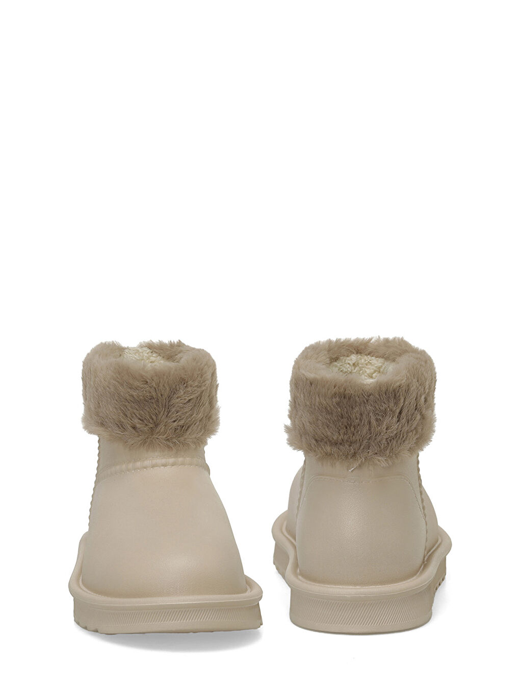 24K-5008 4PR Bej Kadın Yağmur Botu-4