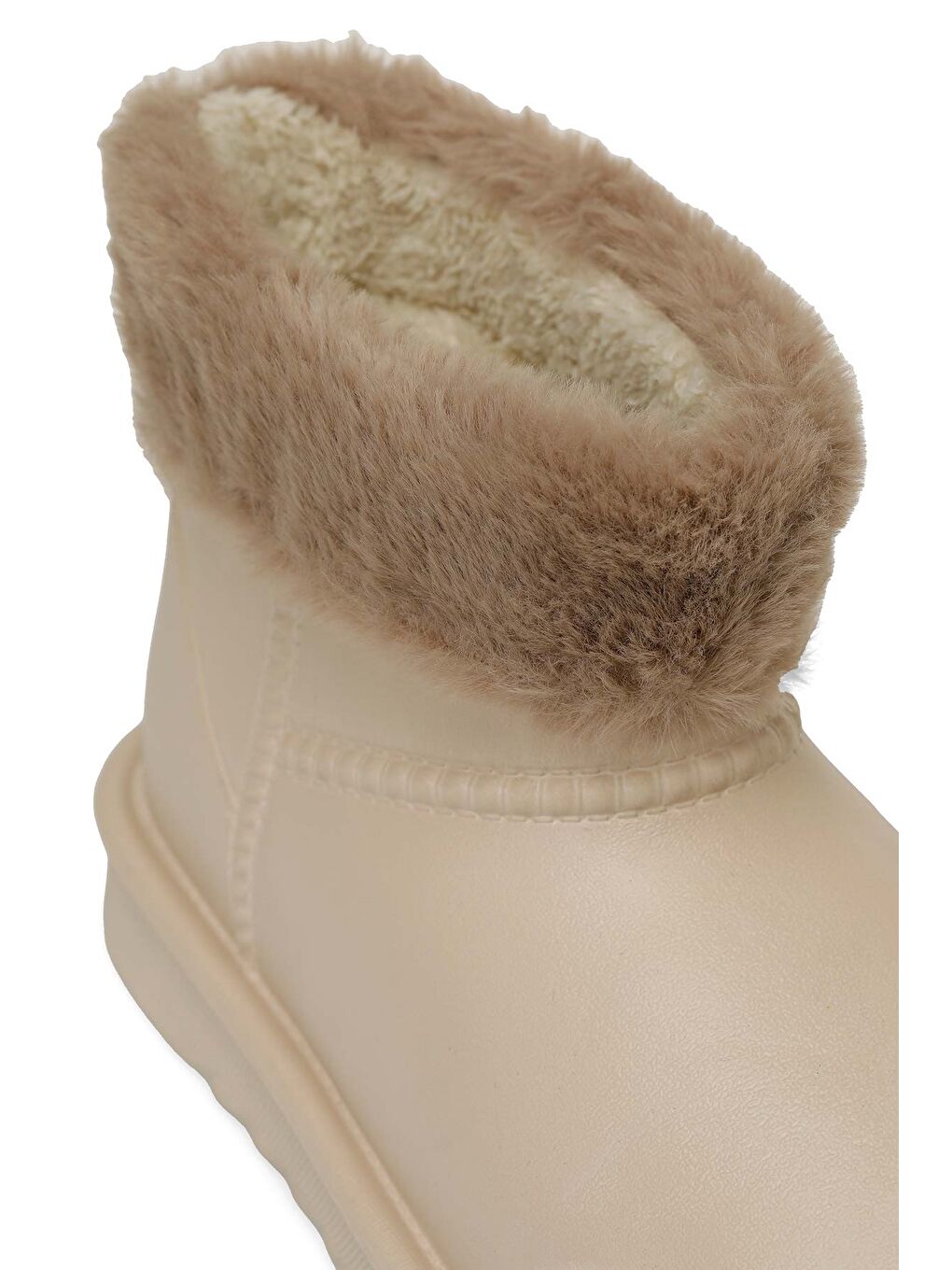 24K-5008 4PR Bej Kadın Yağmur Botu-6