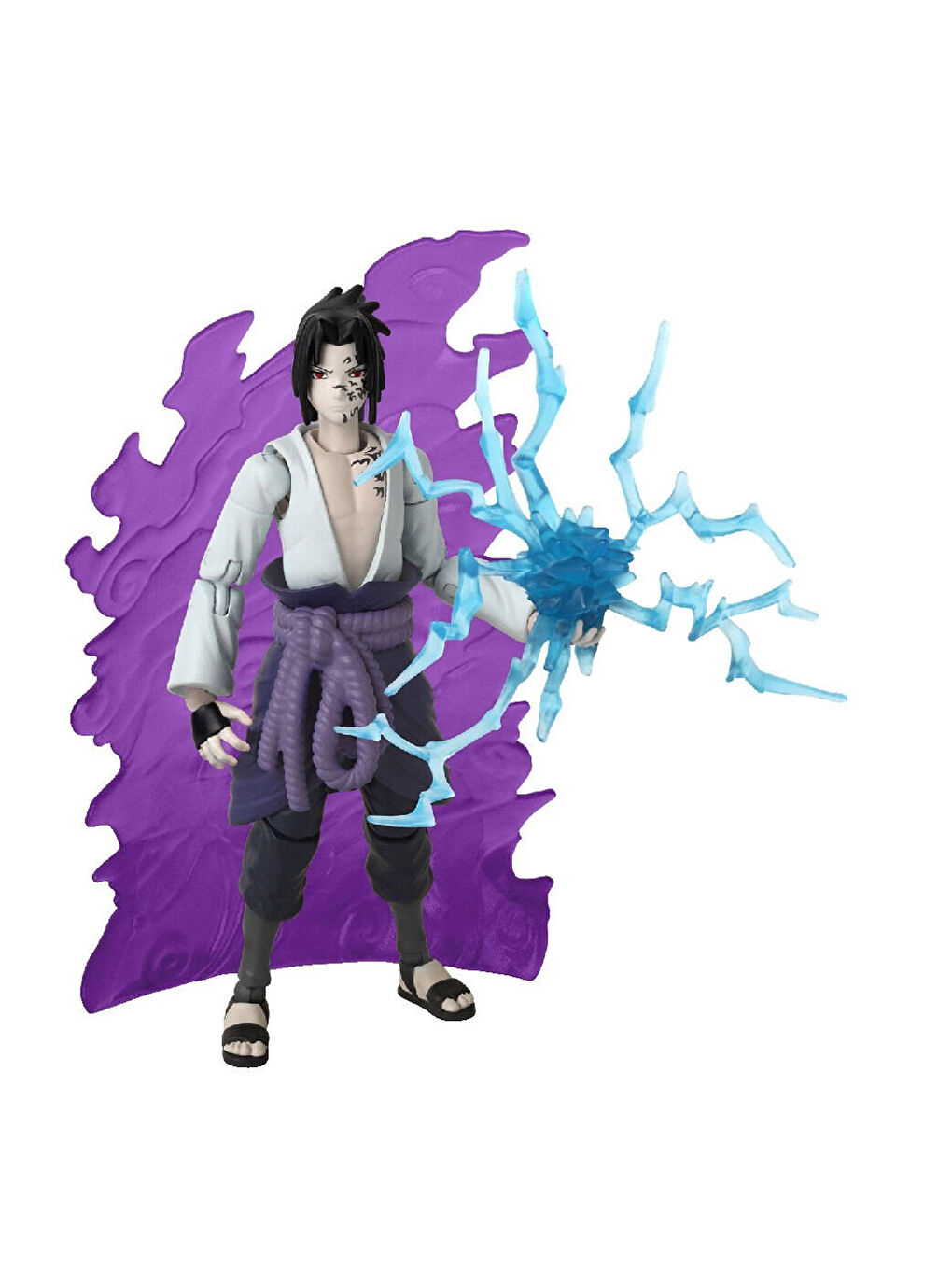 Naruto 16cm Anime Heroes Sasuke Uchiha Figür ve Aksesuar Seti BAH37712 - 1