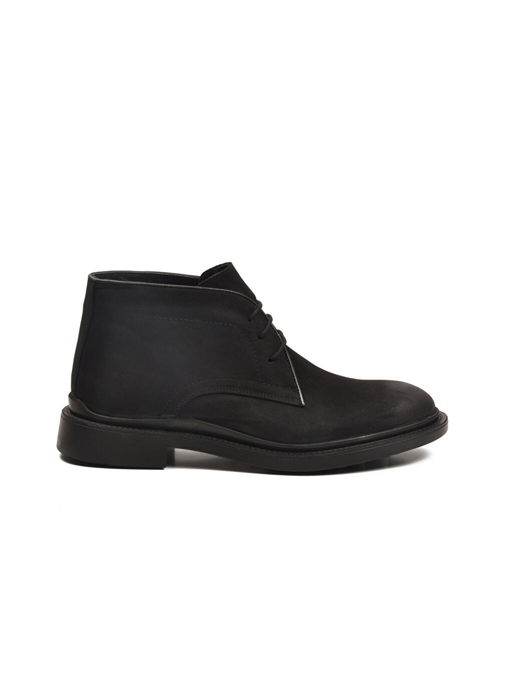 Siyah Bağcıklı Hakiki Deri Erkek Bot AG1188-1013 M-1