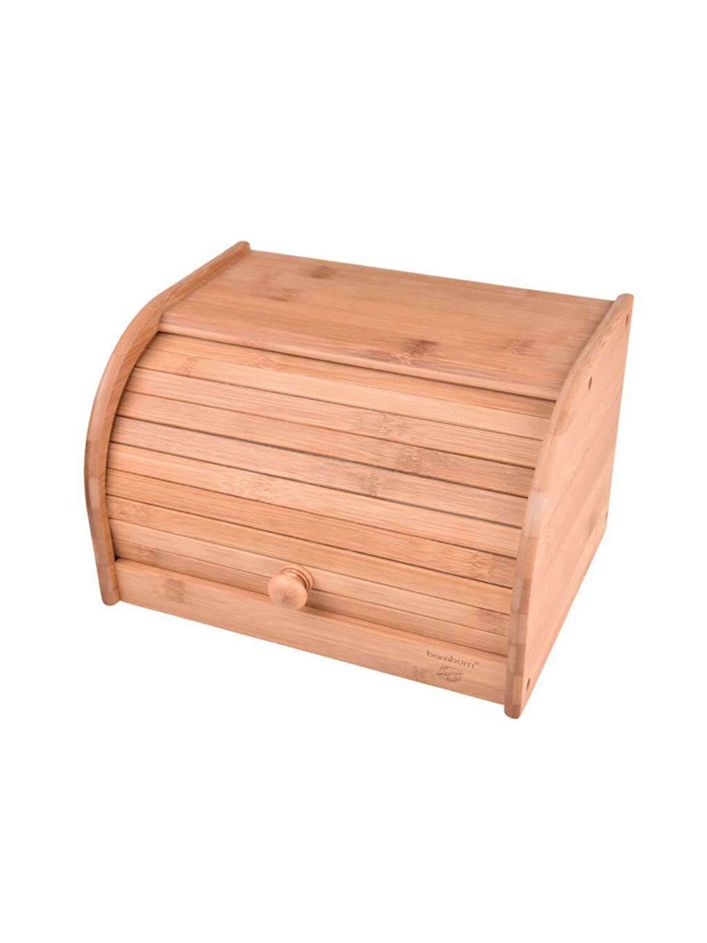 Kahverengi B0717 Vitalis Büyük Ekmek Saklama Kutusu - ahşap ekmek (kabı) kutusu