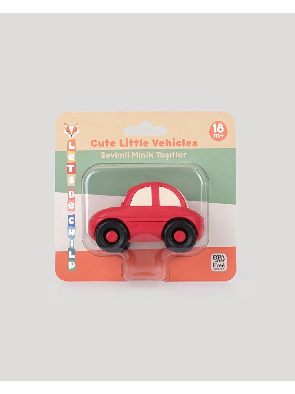 Sevimli Minik Taşıtlar Araba-Kırmızı-3