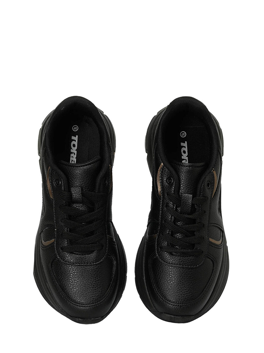 TRX24K-513 4PR Siyah Kadın Spor Ayakkabı-3