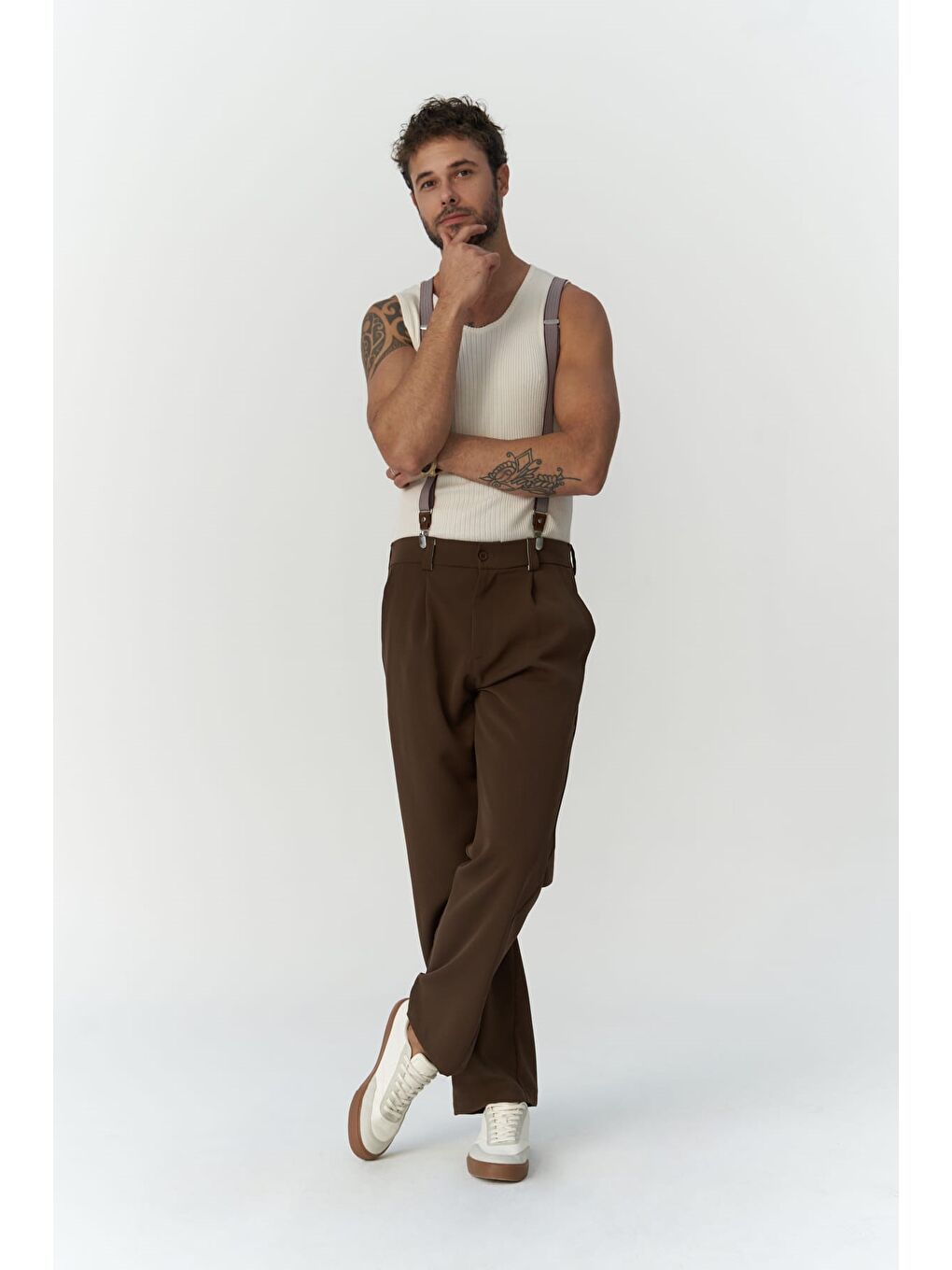 Wells Koyu Haki  Erkek Pantolon