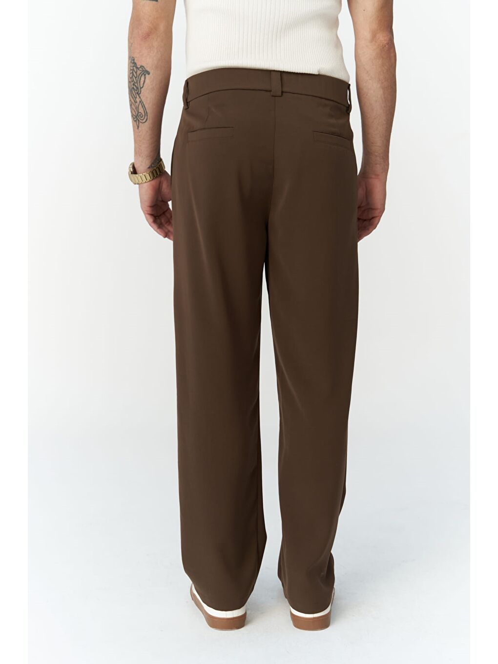 Wells Koyu Haki  Erkek Pantolon-2