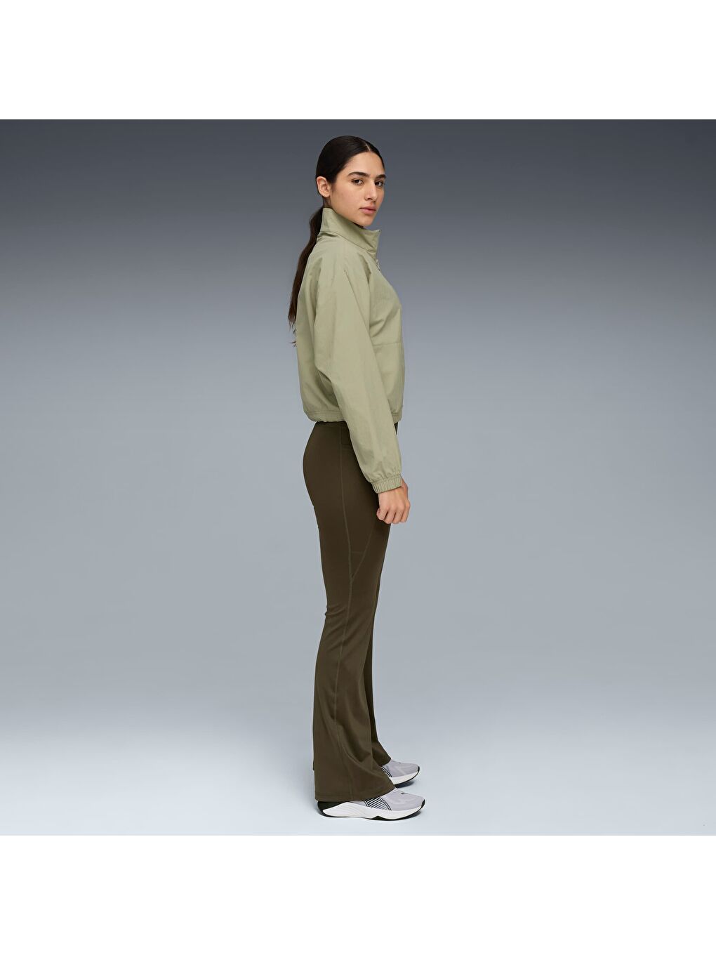 Yeşil TAD ESSENTIALS Kadın Bootcut Eşofman Altı-1