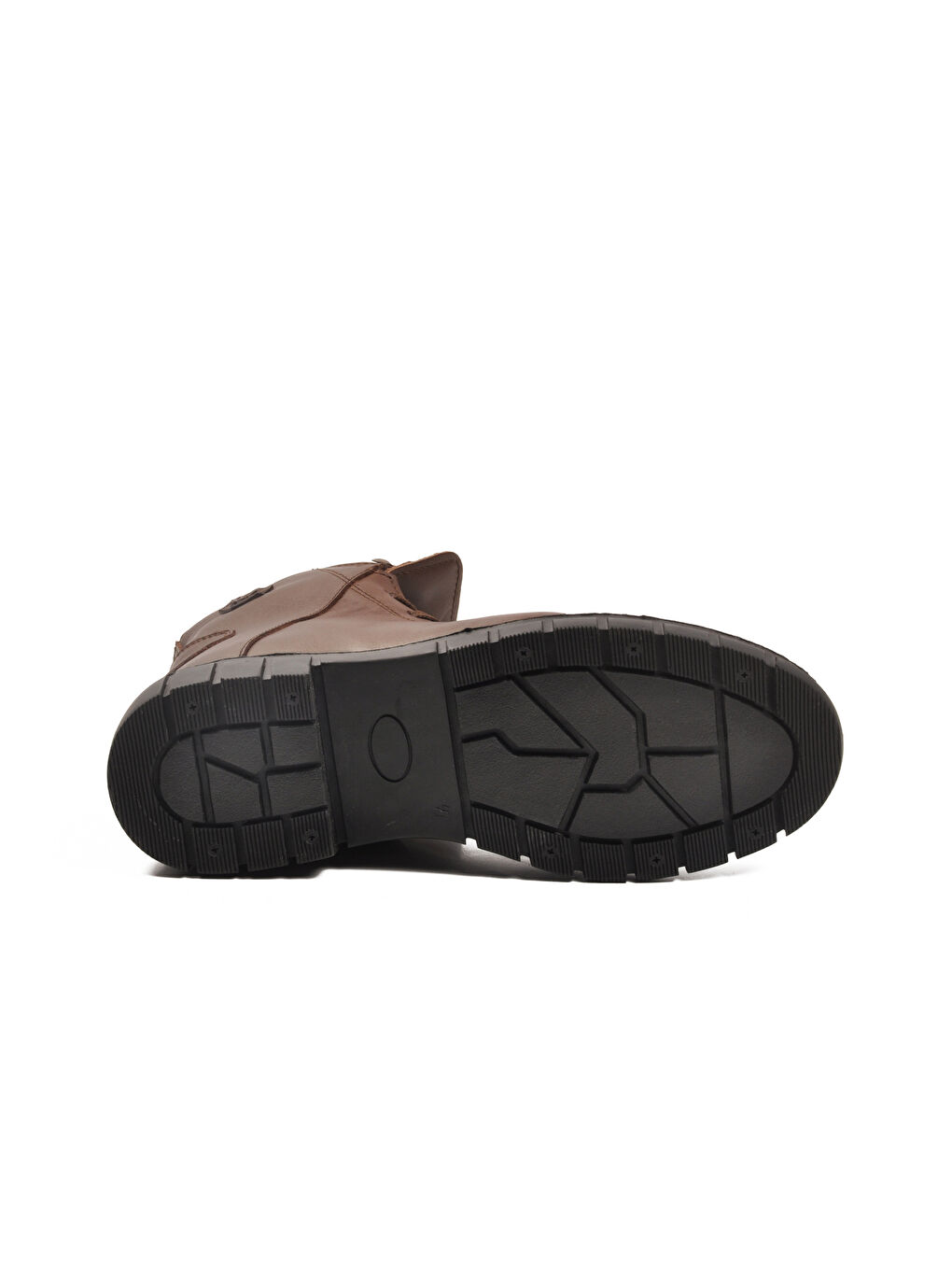 Kahverengi Kahve Deri Kürkü Soğuğa Dirençli Kaymaz Erkek Bot 2K8518 M-4