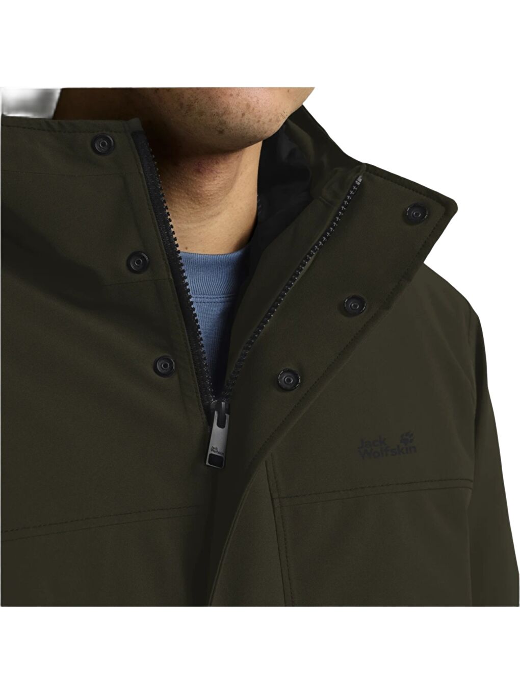 Haki Cold Camp Coat Erkek Yeşil Outdoor Mont-2