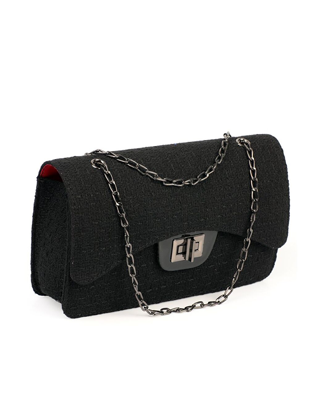 Siyah Parma Kadın Omuz Çantası