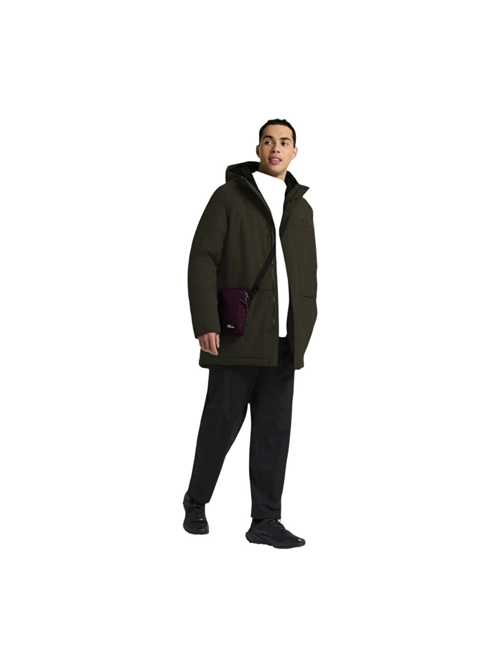 Haki Cold Camp Coat Erkek Yeşil Outdoor Mont-4