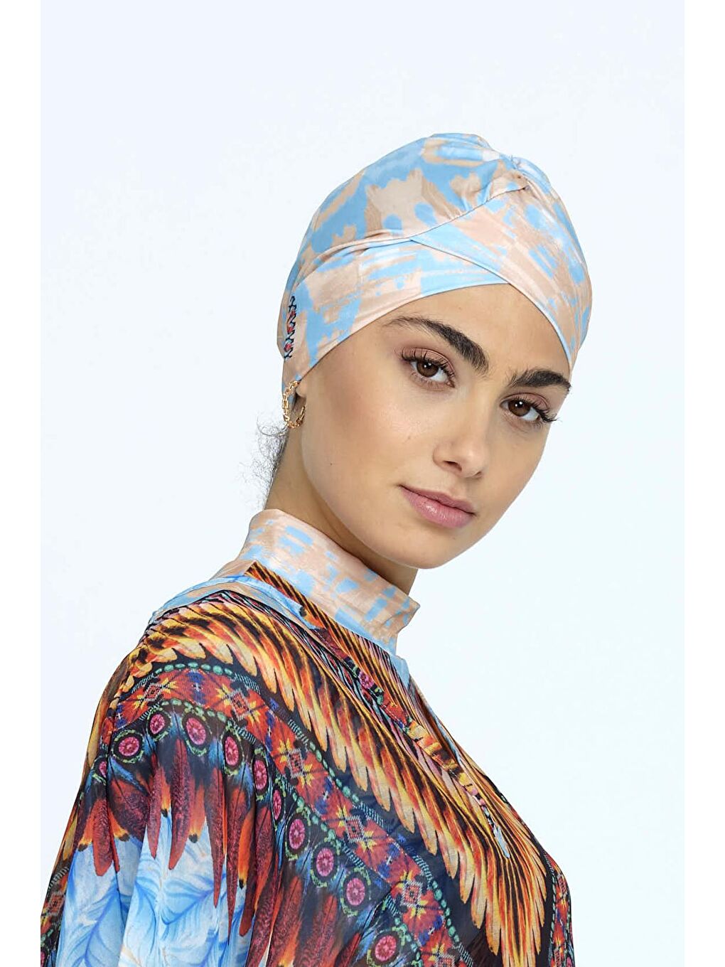 Mavi Deniz Havuz Mayo Bonesi R552 Bone Afrika-1