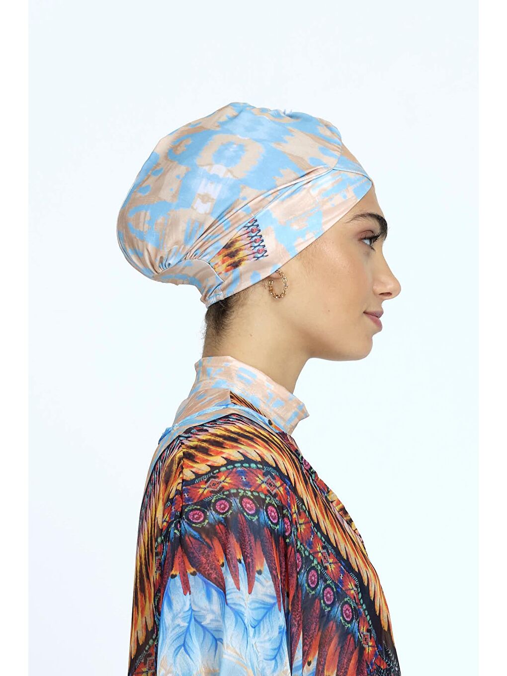 Mavi Deniz Havuz Mayo Bonesi R552 Bone Afrika-2