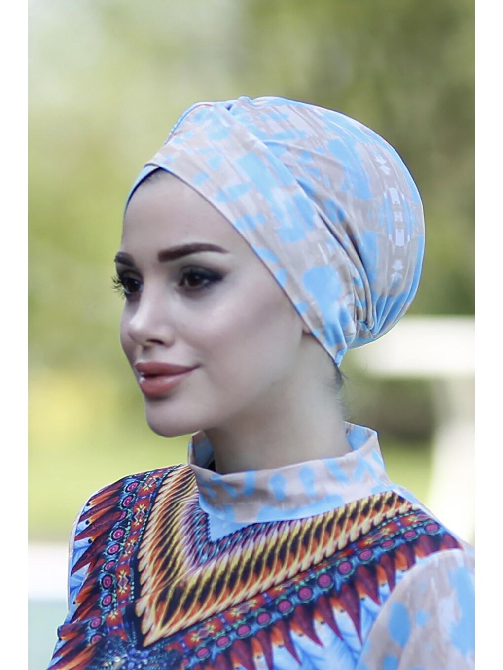 Mavi Deniz Havuz Mayo Bonesi R552 Bone Afrika-3