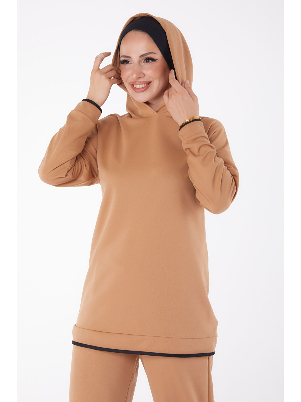 Bej Tunik Pantolon Vizon - 27390-1