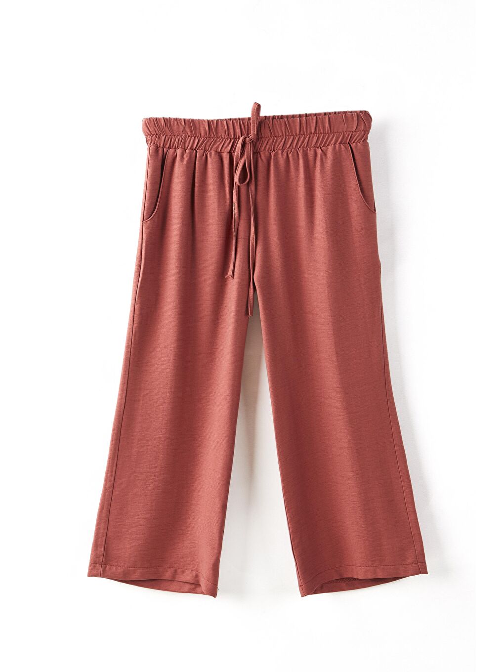 Kahverengi Kız Bol Pantolon
