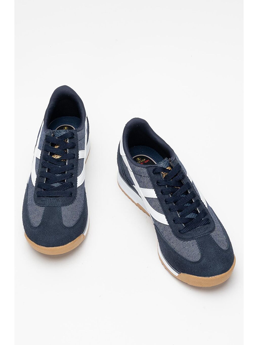 Lacivert Erkek Keten Günlük Spor Ayakkabı-1