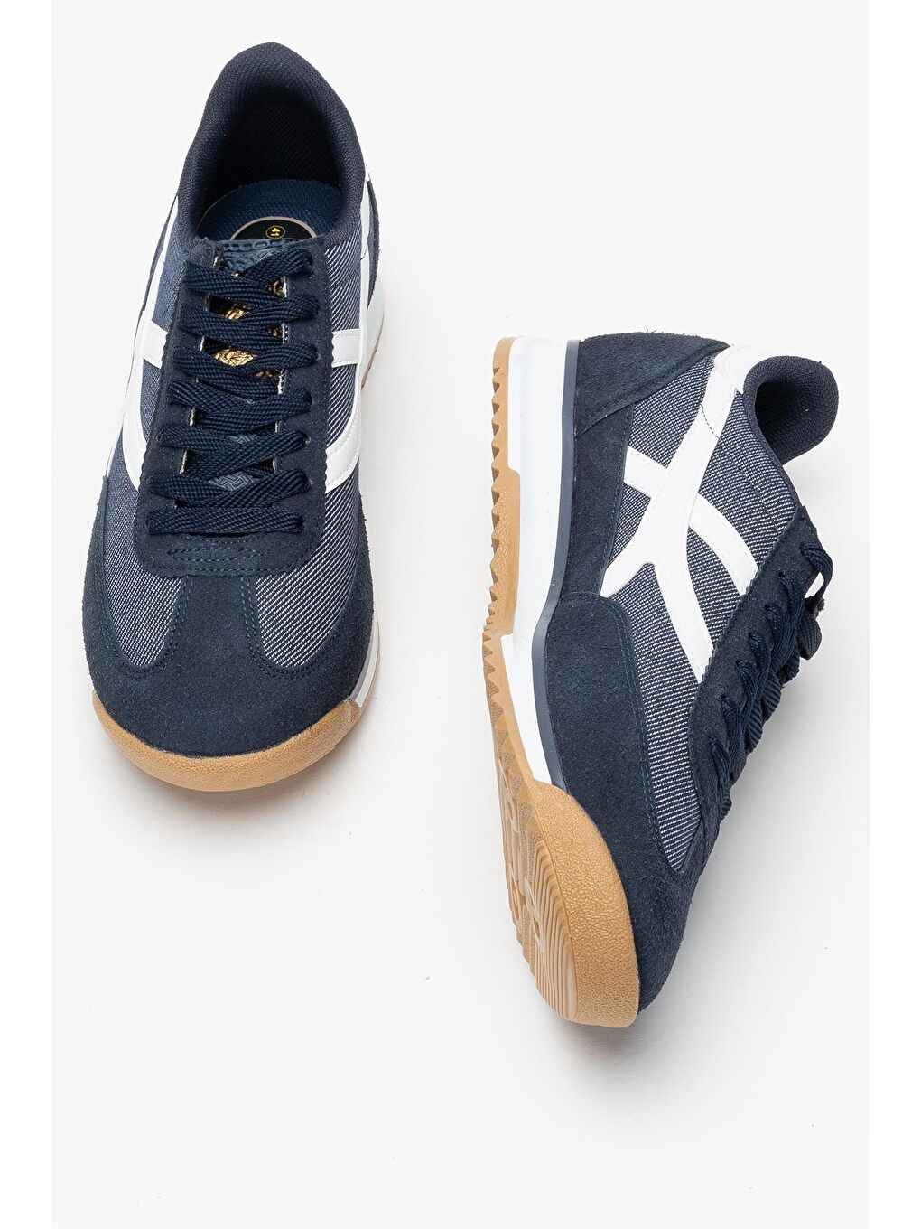 Lacivert Erkek Keten Günlük Spor Ayakkabı-2