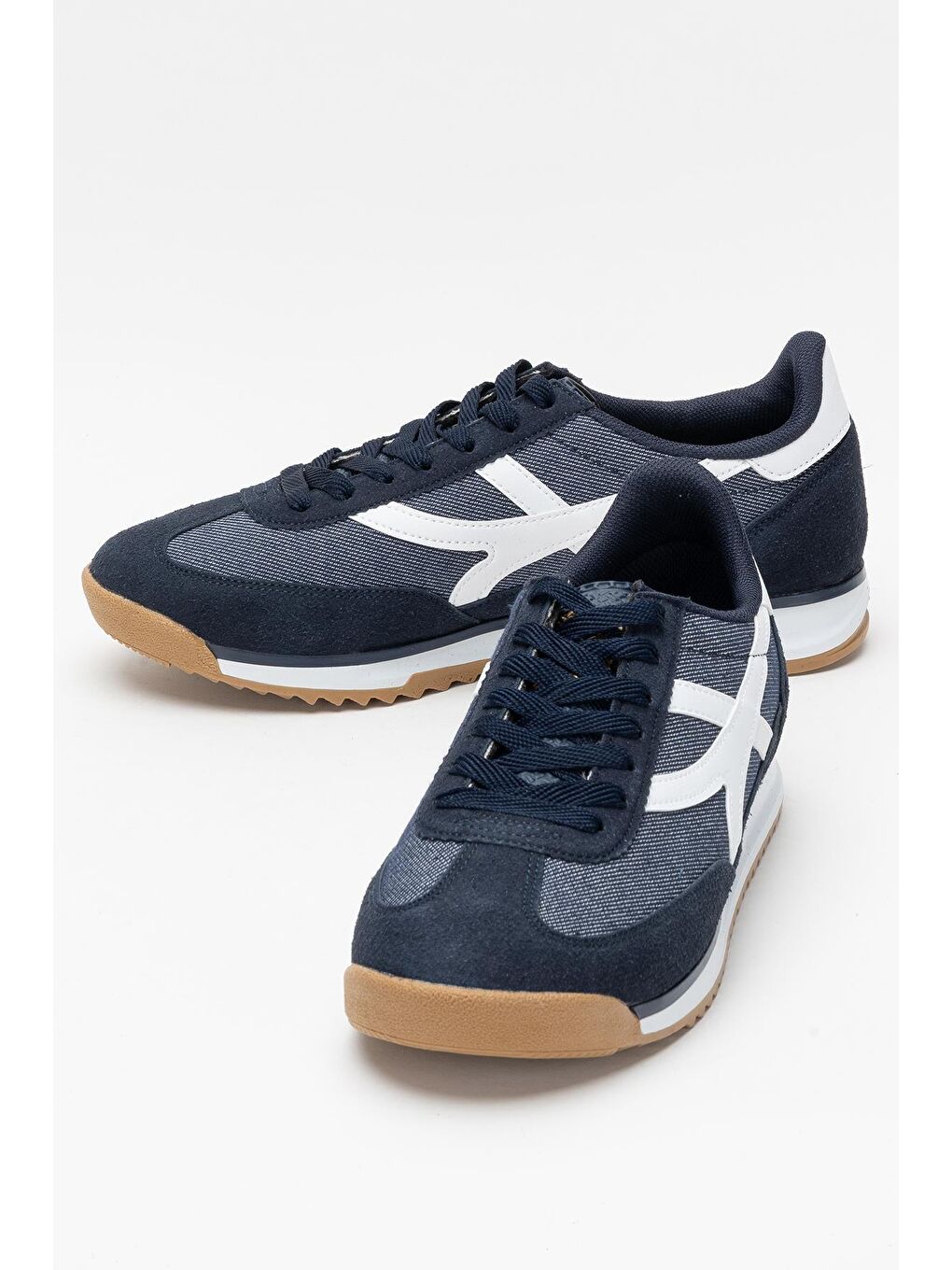 Lacivert Erkek Keten Günlük Spor Ayakkabı-3