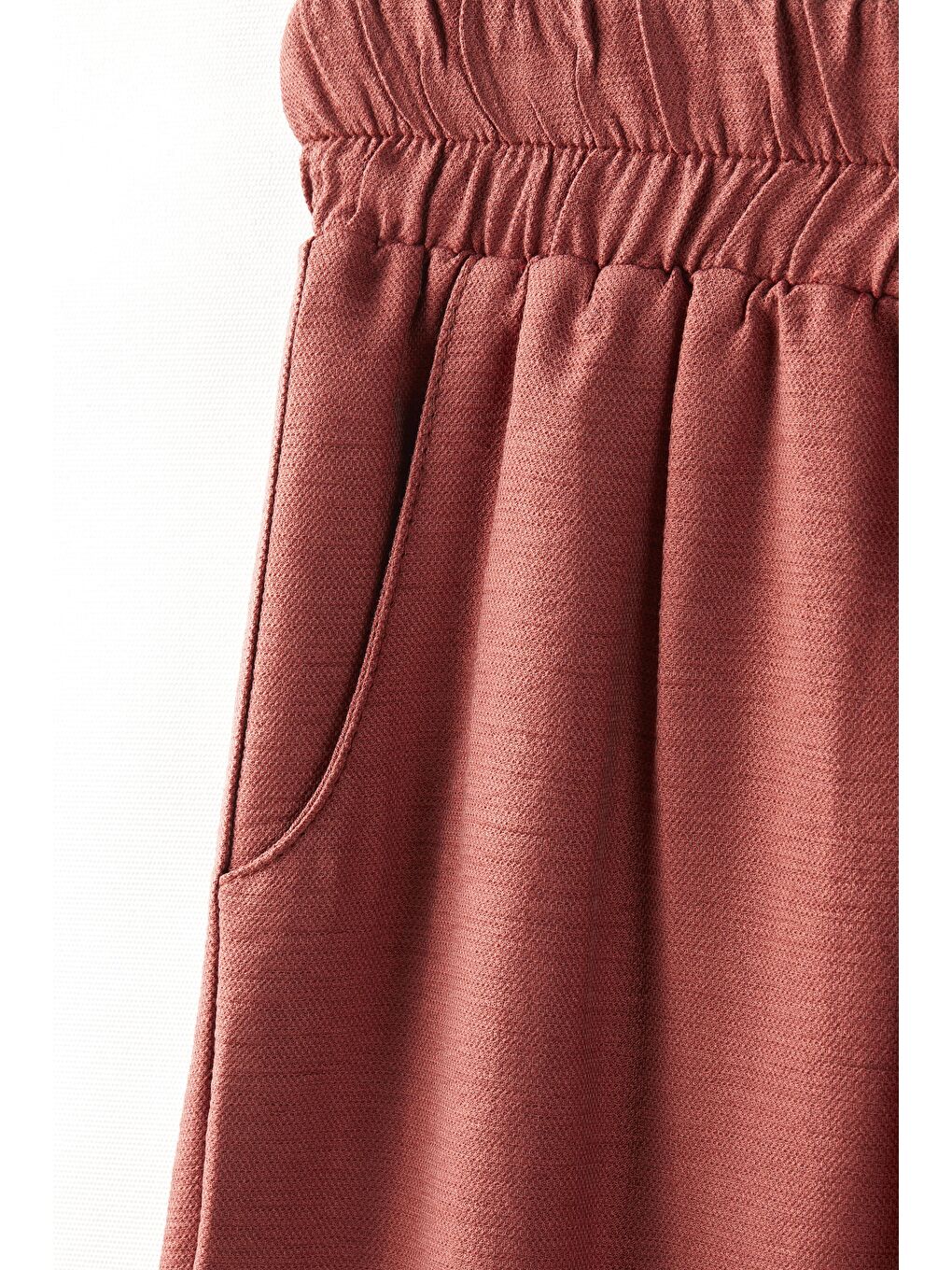 Kahverengi Kız Bol Pantolon-3