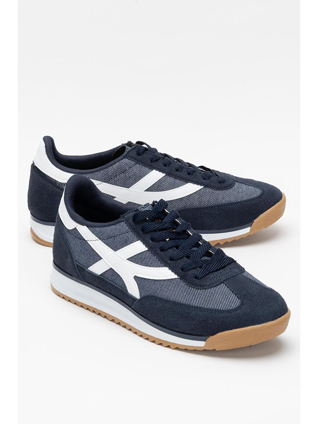 Lacivert Erkek Keten Günlük Spor Ayakkabı-5