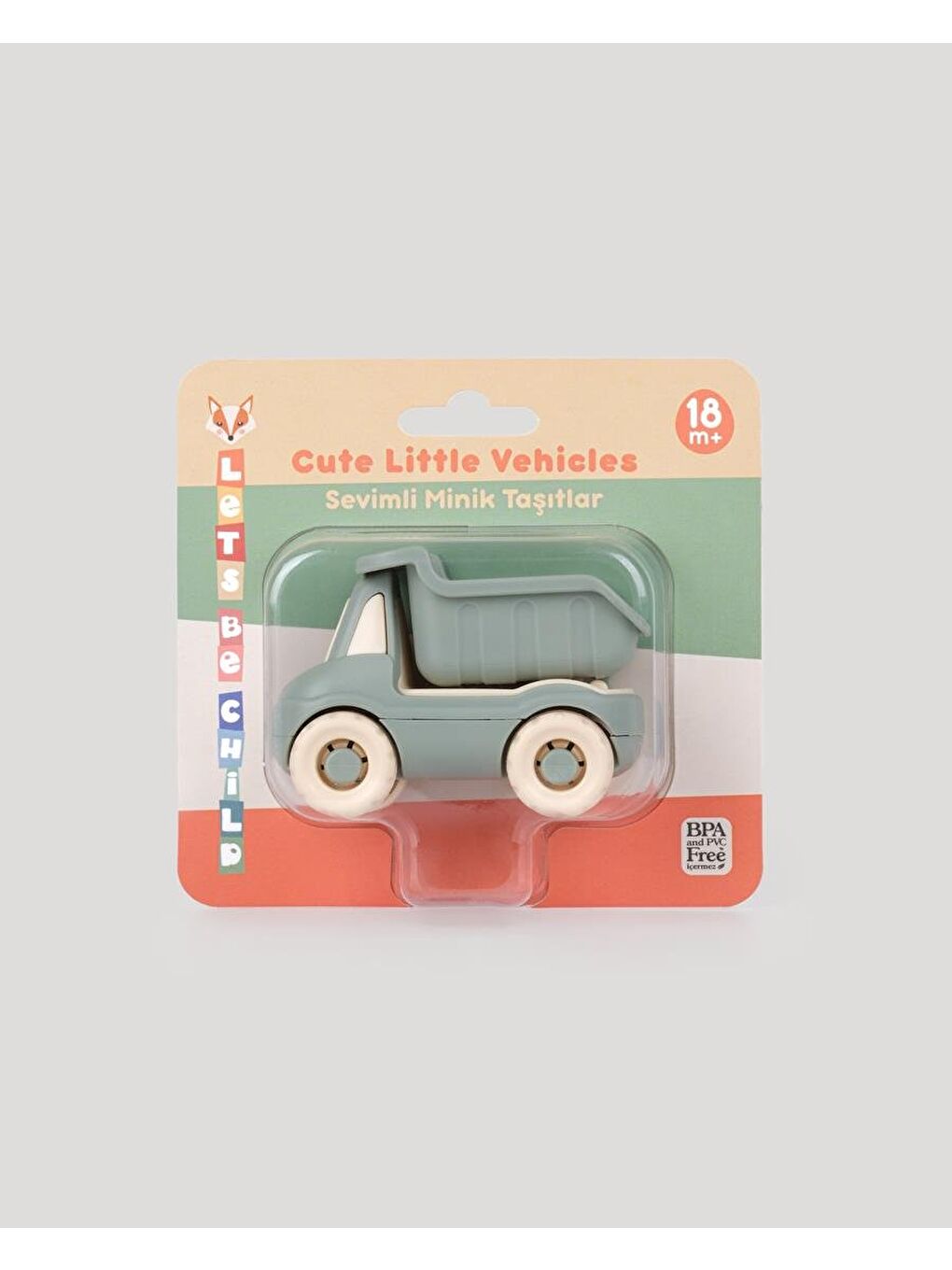 Sevimli Minik Taşıtlar Kamyon-Petrol Yeşili-4