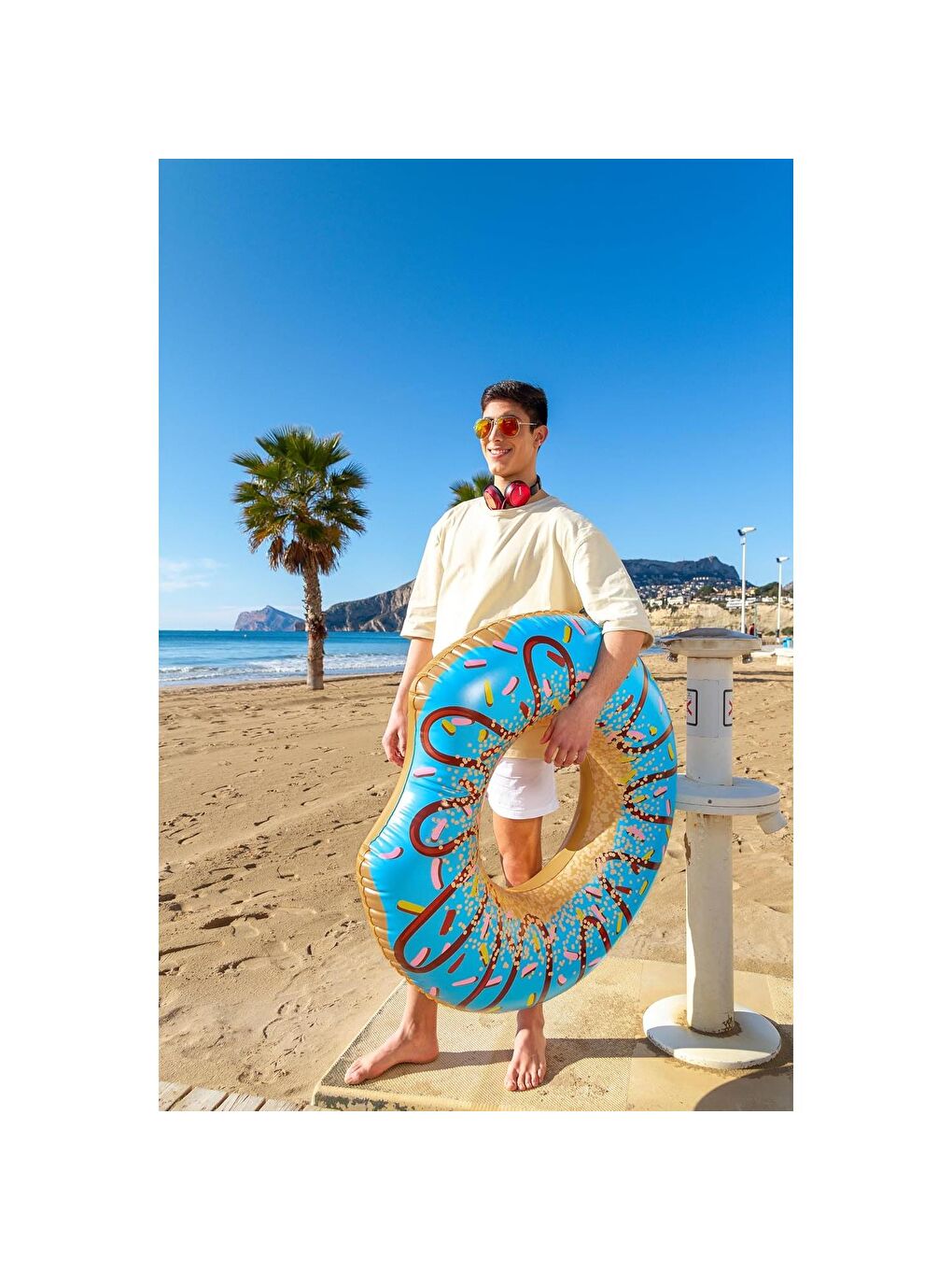 Donut Deniz ve Havuz Simidi Mavi 107 cm (36118)-2