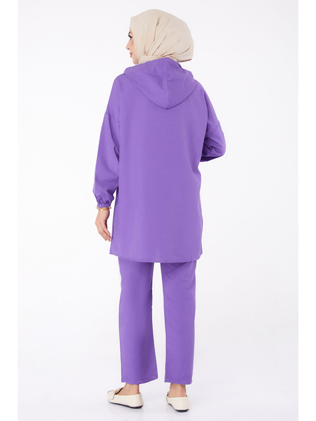 Tunik Pantolon İkİli Takım Lila - 27290-4
