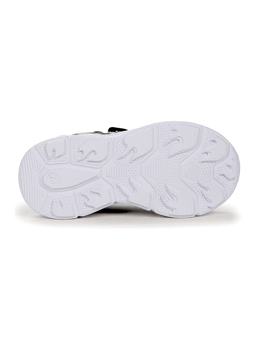 Siyah Teno Leopar Desenli Cırtlı Işıklı Kız Bebek Spor Ayakkabı-4