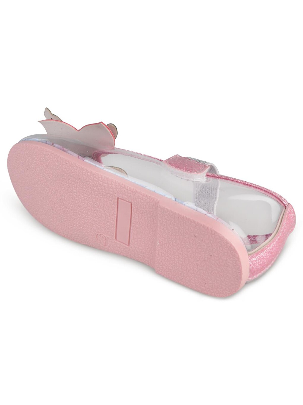 Girls Şeffaf Fiyonklu 31- Babet Ayakkabı - Pembe-1