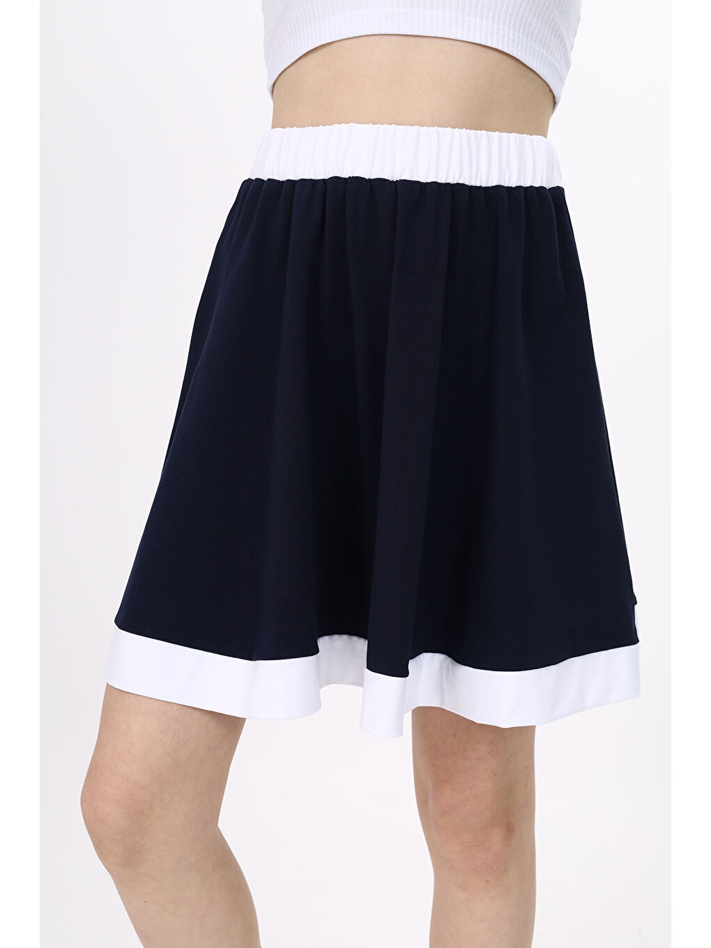 Lacivert Kız Çocuk Etek-1