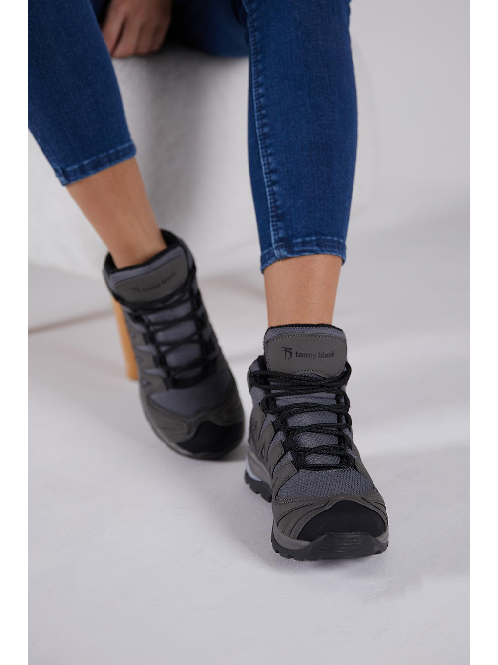 Gri Unisex Füme Trekkıng Bot Tb601-5